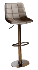 Стул барный BC-100 (каркас хром тк.Капучино/ Velvet HLR-7)